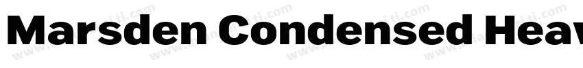 Marsden Condensed Heavy字体转换